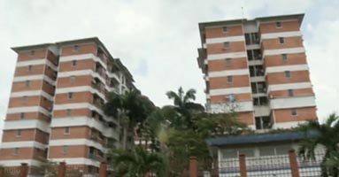 The condominium complex where the Malaysia summit was held. 